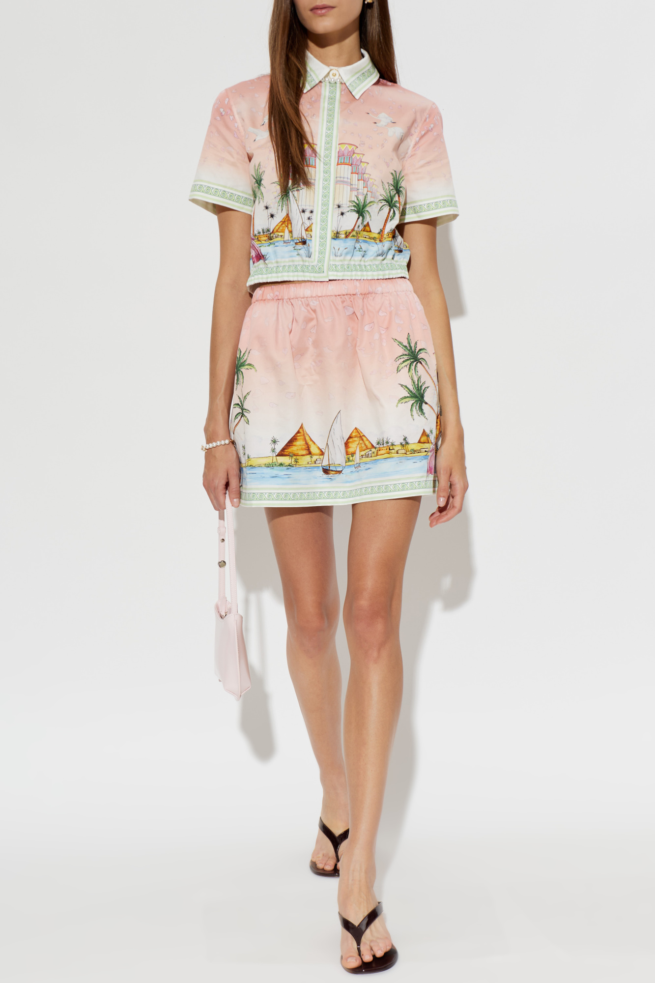 Casablanca Short Printed Shirt | Women's | Vitkac